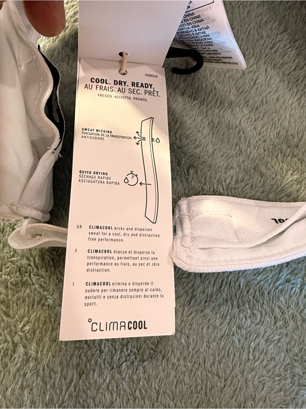 Adidas Originals ClimaCool White Visor Hat Trefoil Adjustable NWT UNISEX - Picture 6 of 9
